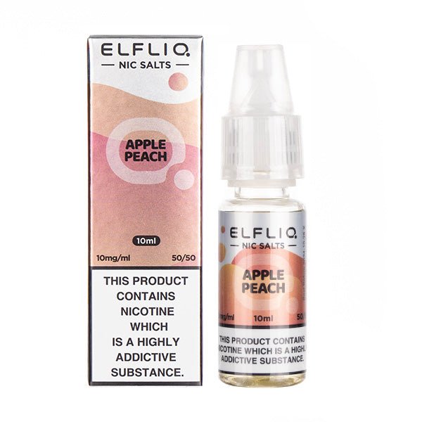 Elfliq Salts - Apple Peach 10ml - Vapour Central