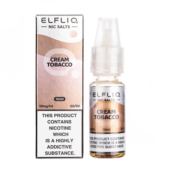 Elfliq Salts - Cream Tobacco (Tobacco Snoow) 10ml - Vapour Central