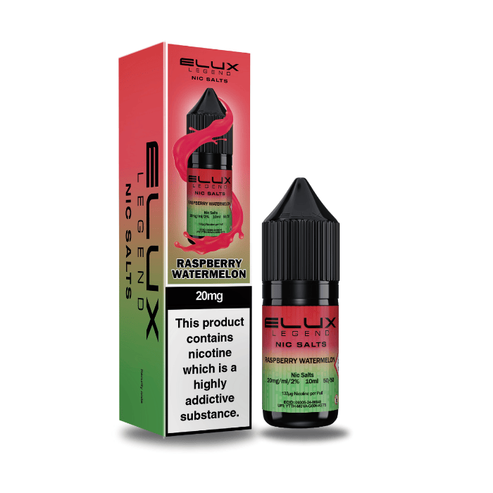 Elux Legend Raspberry Watermelon 10mg nicotine salt e-liquid