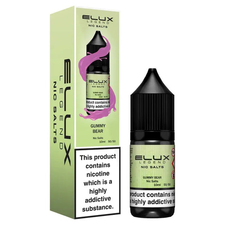 Elux Legend Salts - Gummy Bear 10ml - Vapour Central