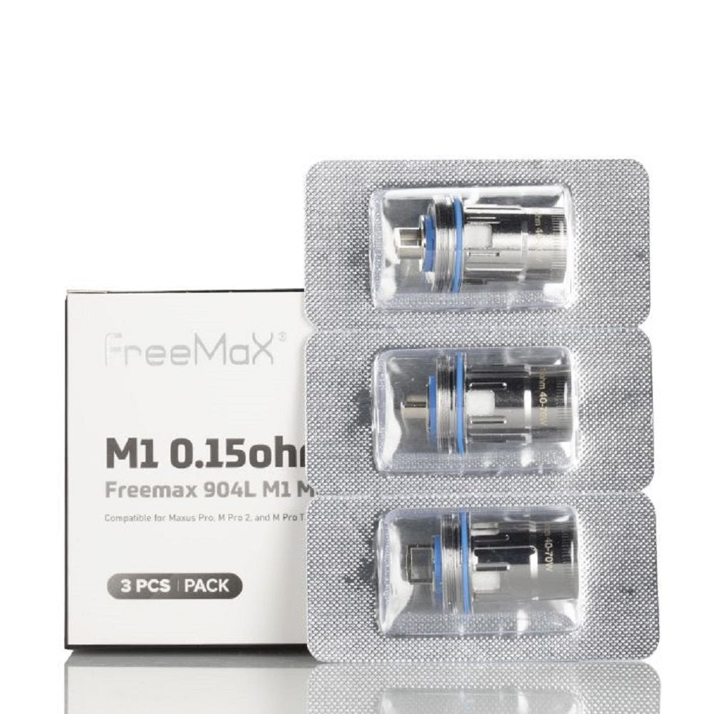 Freemax M Pro M1 0.15 ohm replacement coils, pack of three