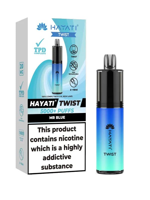 Hayati Twist 5000 Disposable Vape Kit - Vapour Central