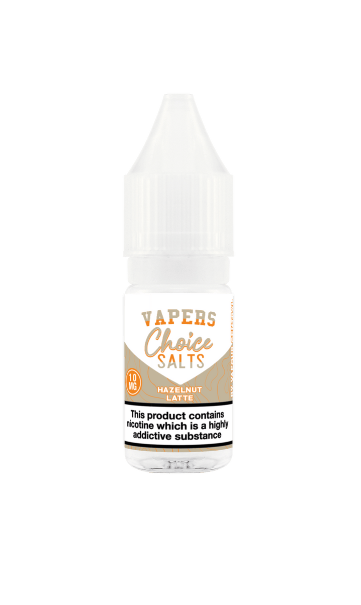 Hazelnut Latte - Vapers Choice Salts 10ml - Vapour Central