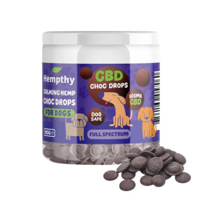 Hempthy – CBD Dog Choc Drops - 500mg CBD - Vapour Central