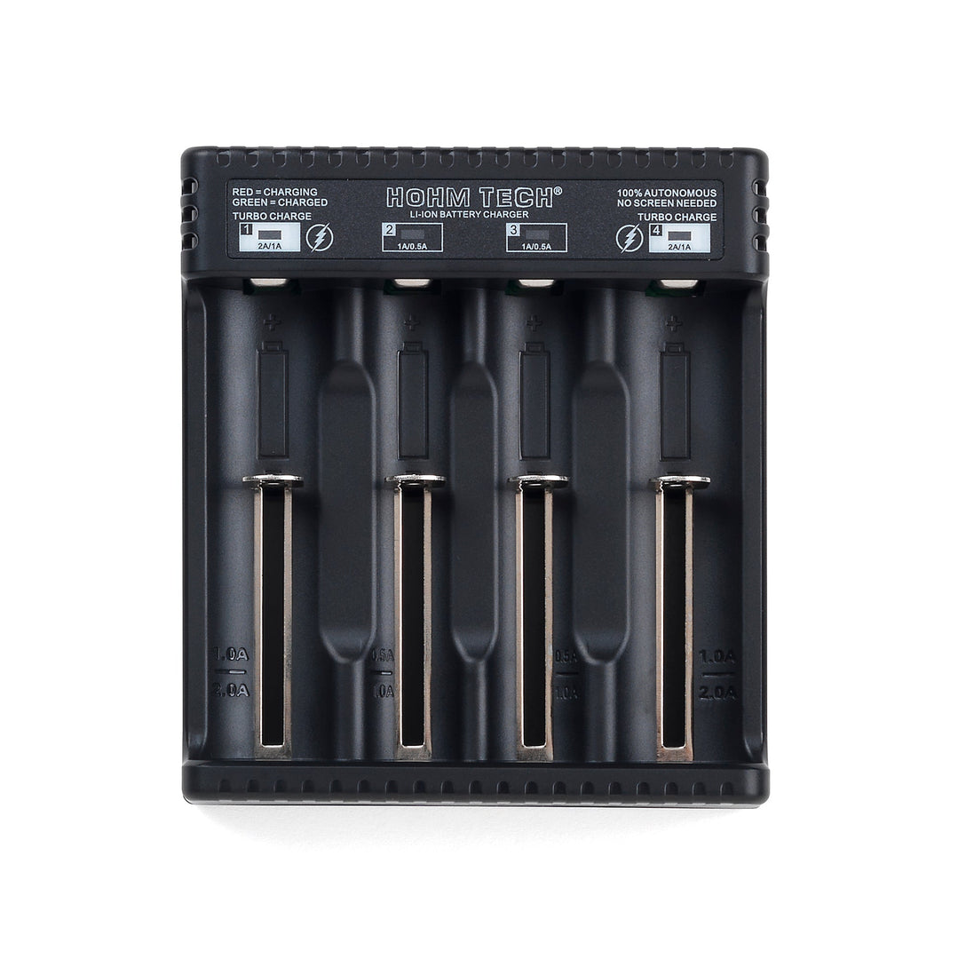 Hohm Tech School four-bay battery charger