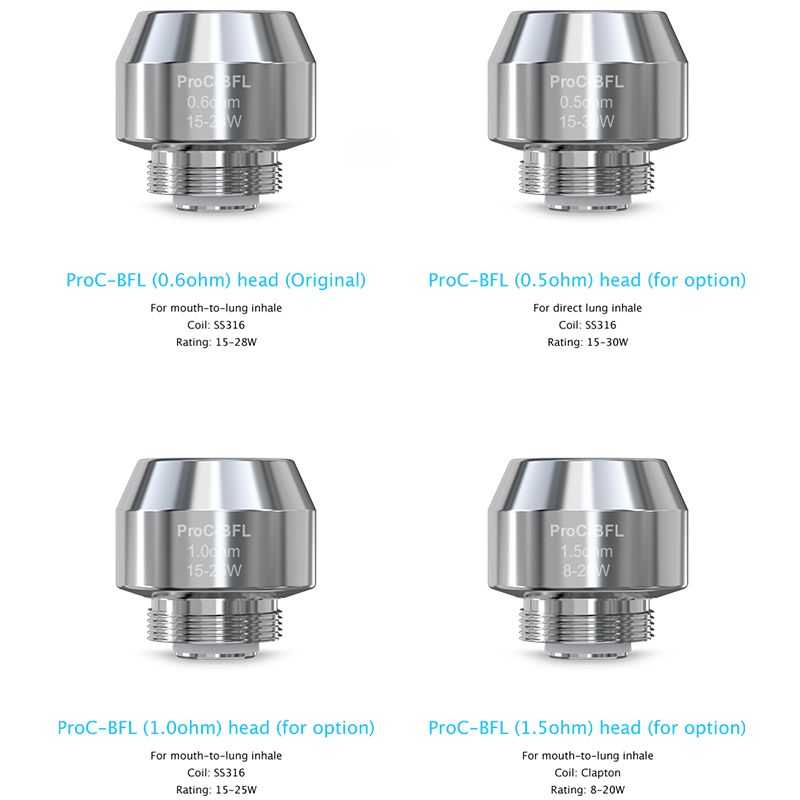 Joyetech ProC-BFL 0.5 ohm replacement coil range