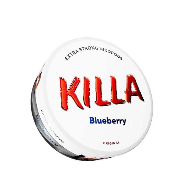 Killa Nicotine Pouches | Blueberry | Can of 20 | 16.5mg/g