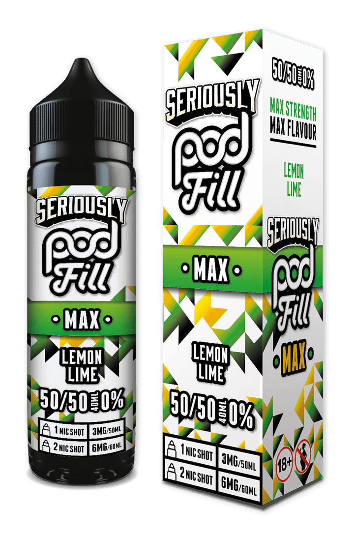 Lemon Lime - Seriously Pod Fill Max 40ML - Vapour Central