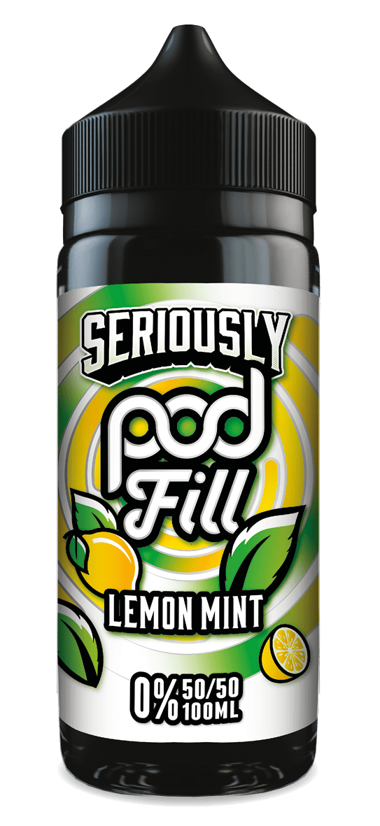 Lemon Mint - Seriously Pod Fill 100ml - Vapour Central