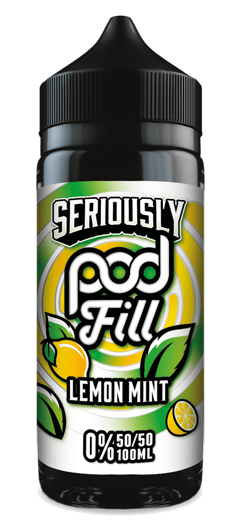 Lemon Mint - Seriously Pod Fill 100ml - Vapour Central