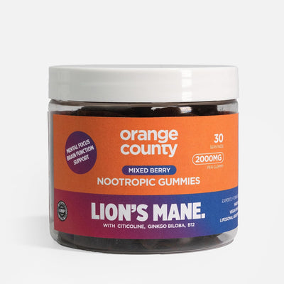 Lions Mane Nootropic Gummies | Mixed Berry | 20000mg - Vapour Central