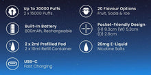 Nera 30K Prefilled Pod Kit - Vapour Central