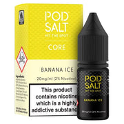 Pod Salt - Banana Ice 10ml - Vapour Central