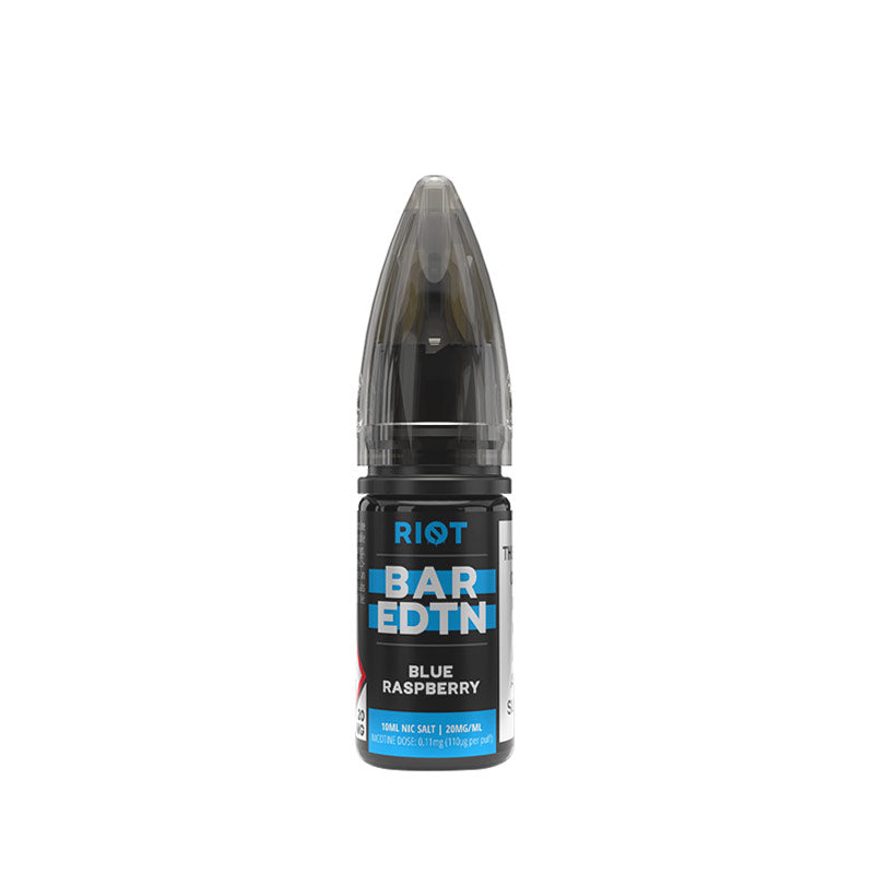 Riot Bar EDTN Blue Raspberry 20mg nicotine salt e-liquid, 10ml