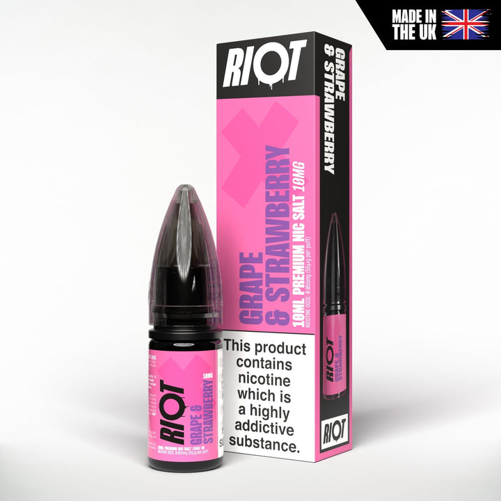 Riot X Salts - Grape & Strawberry 10ml - Vapour Central