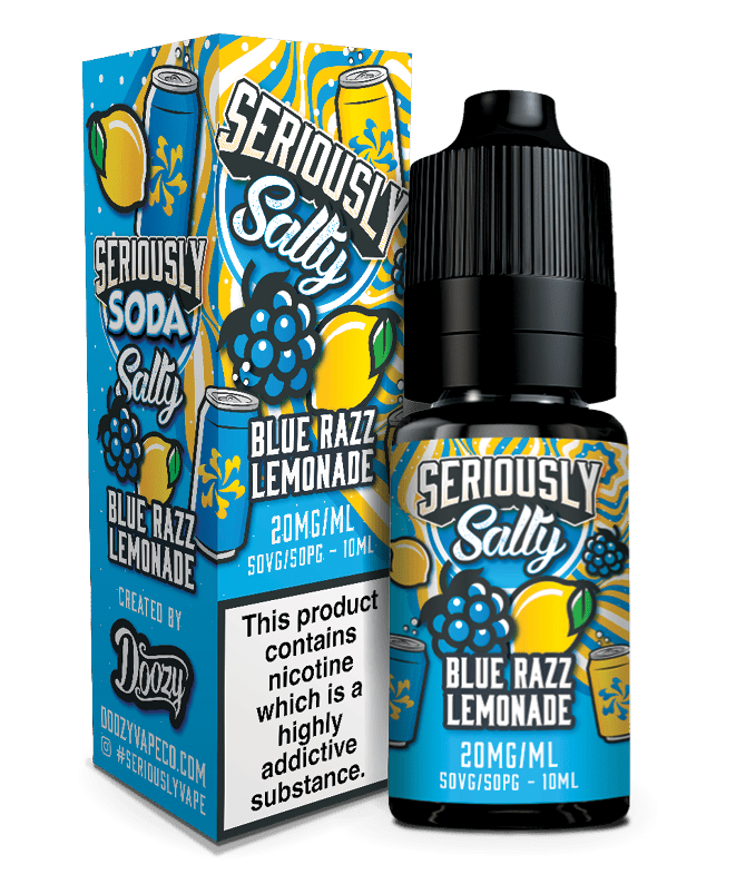 Seriously Salty - Blue Razz Lemonade 10ml - Vapour Central