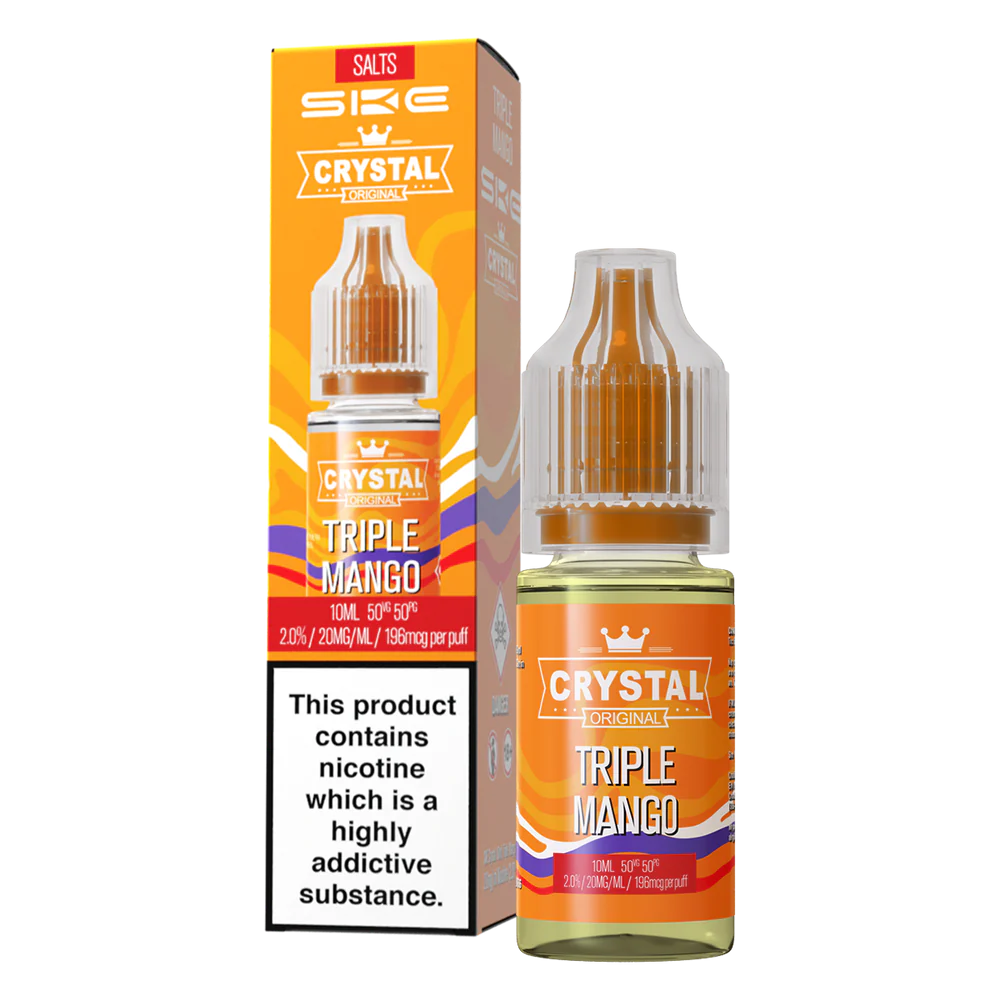 SKE Crystal Salt Triple Mango nicotine salt e-liquid