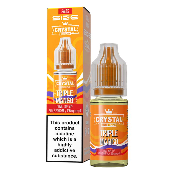 SKE Crystal Salt Triple Mango nicotine salt e-liquid