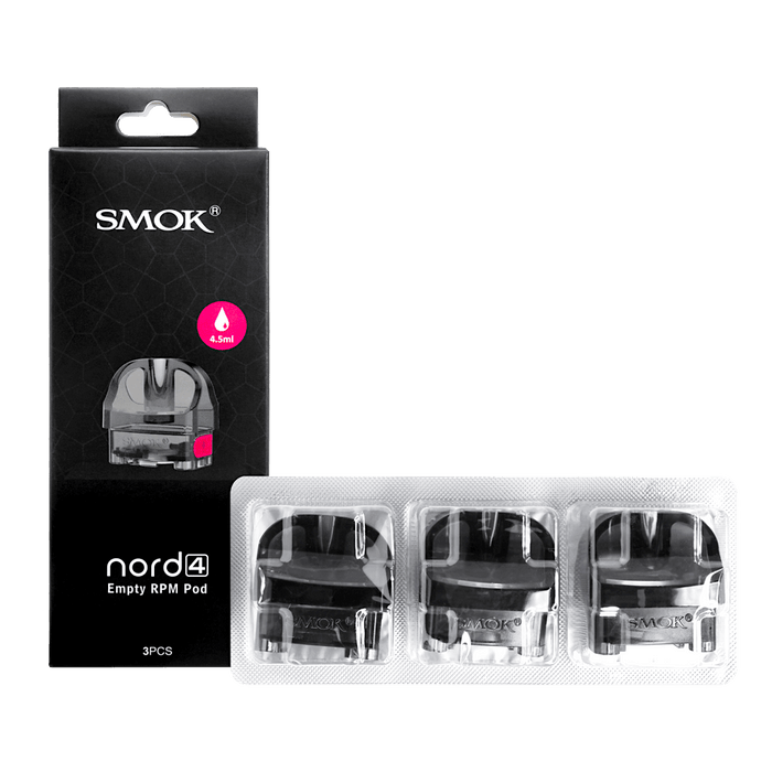 SMOK Nord 4 RPM replacement pods, pack of 3