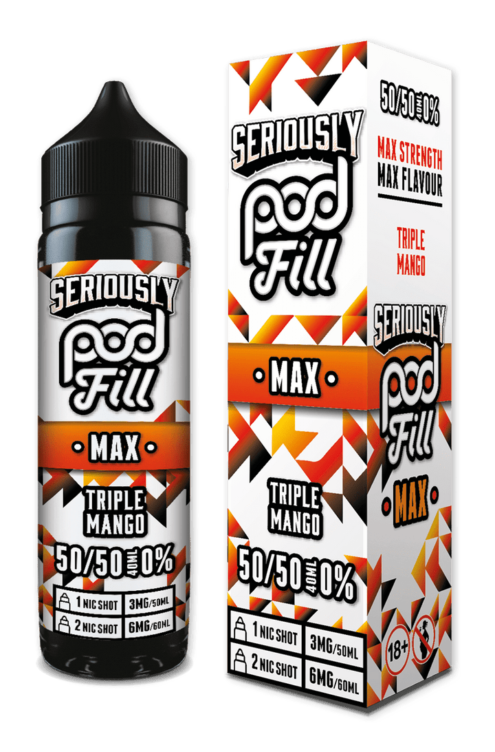 Triple Mango - Seriously Pod Fill Max 40ML - Vapour Central