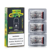 Uwell Caliburn GPP 0.4 ohm replacement pods three pack