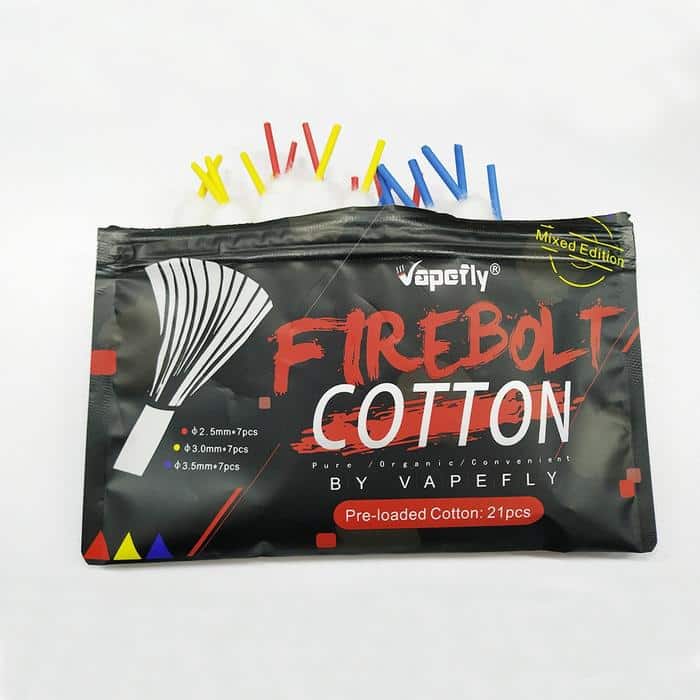 Vapefly Firebolt Cotton - Mixed [2.5, 3.0, 3.5mm] - Vapour Central
