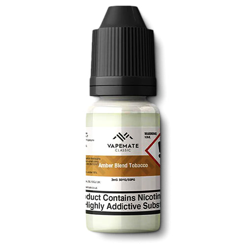 Vapemate Amber Blend Tobacco 3mg e-liquid bottle