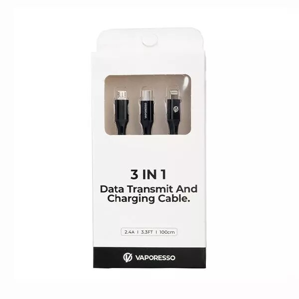 Vaporesso 3-in-1 data and charging cable