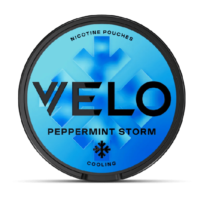 VELO Nicotine Pouches - Peppermint Storm (Can of 20)