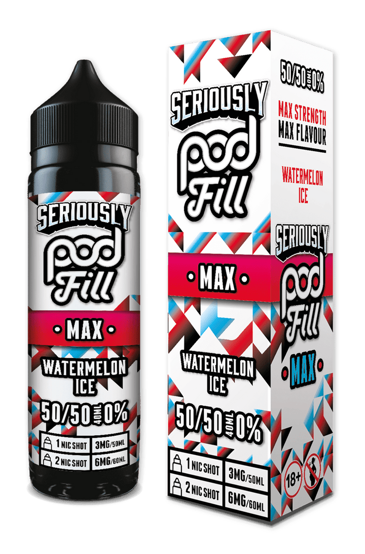 Watermelon Ice - Seriously Pod Fill Max 40ML - Vapour Central