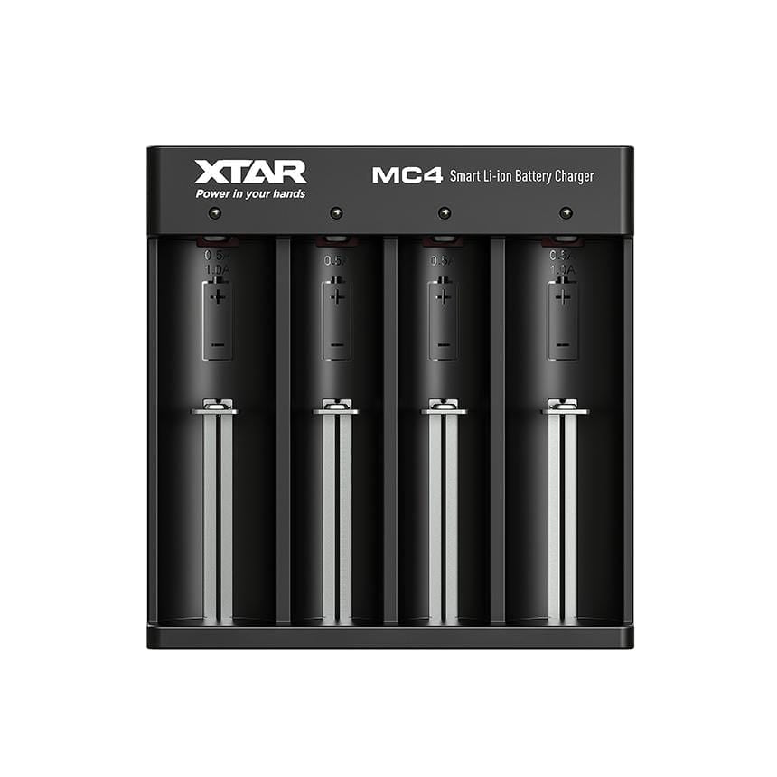 XTAR MC4 four-bay battery charger