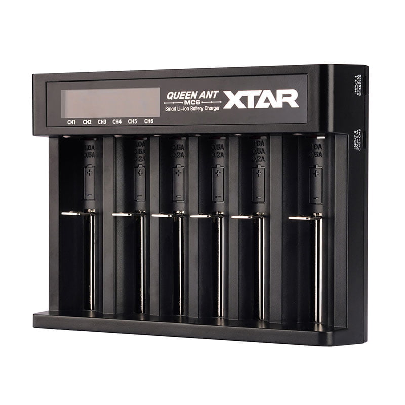 XTAR Queen Ant MC6 six-bay battery charger